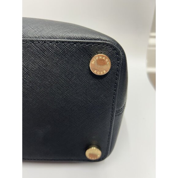 Michael Kors Hailee Large Leather Satchel Shoulder Black Bag Classic Designer - Picture 10 of 16